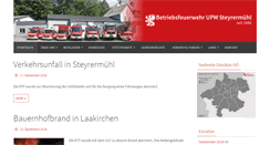 Desktop Screenshot of btf-steyrermuehl.at